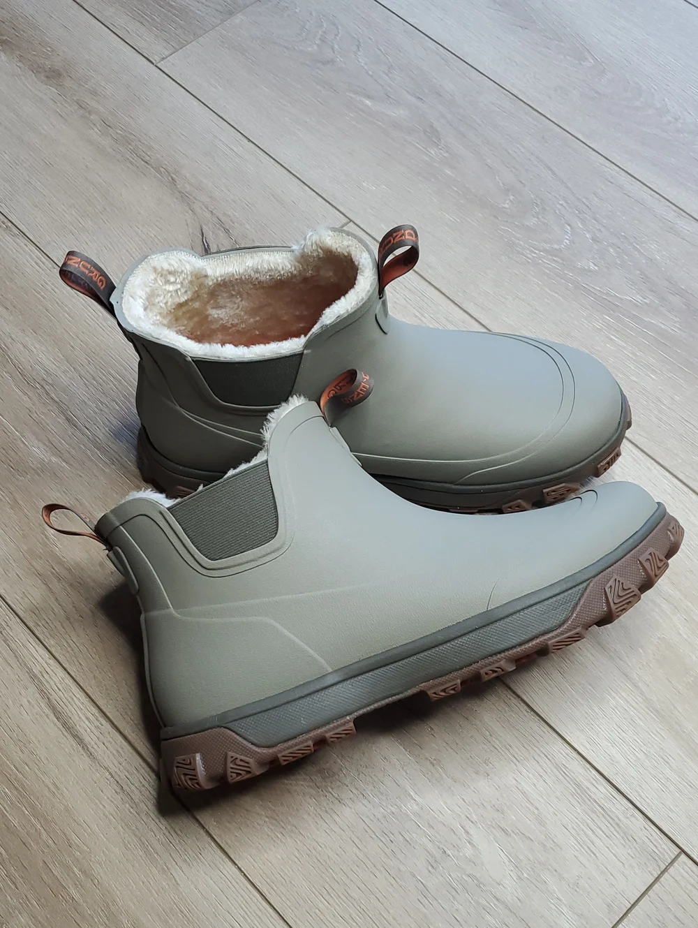 Grundens Deviation Sherpa Men's Insulated Slip-On Rain Ankle Boots Size 13